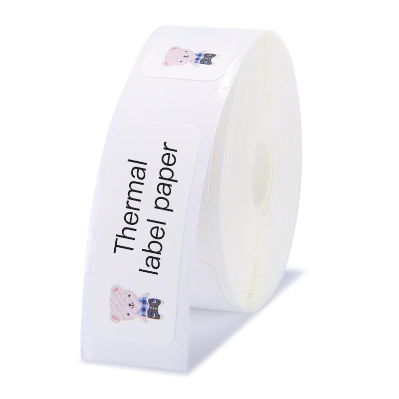 NB127 - NIIMBOT - D11 / D101 / D110 - 12*30MM - 210 THERMAL LABELS - BABY BEAR DESIGN