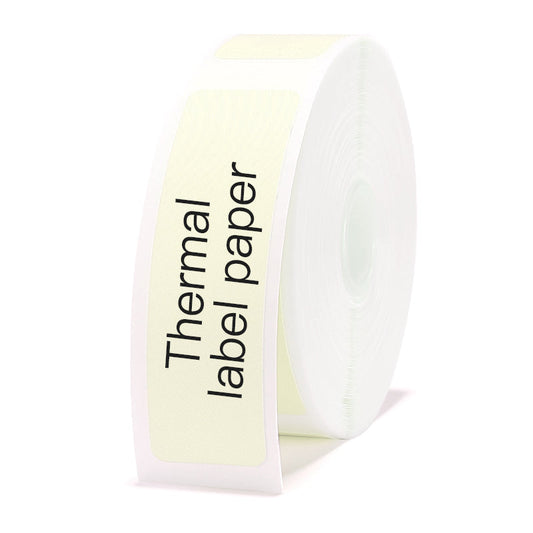 NIIMBOT - D11 / D101 / D110 - 12*40MM - 160 THERMAL LABELS - SOLID LIGHT YELLOW DESIGN