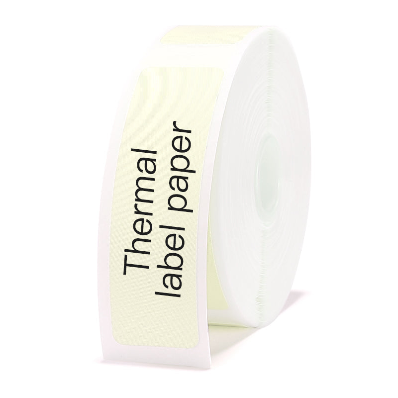 NB132 - NIIMBOT - D11 / D101 / D110 - 12*40MM - 160 THERMAL LABELS - SOLID LIGHT YELLOW DESIGN