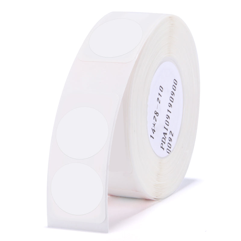 NIIMBOT - D11 / D101 / D110 - 14*28MM - 220 LABELS PER ROLL - TWIN ROUND - WHITE