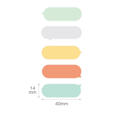 NB134 - NIIMBOT - D11 / D101 / D110 - 14*40MM - 160 LABELS PER ROLL - BUBBLE A DESIGN