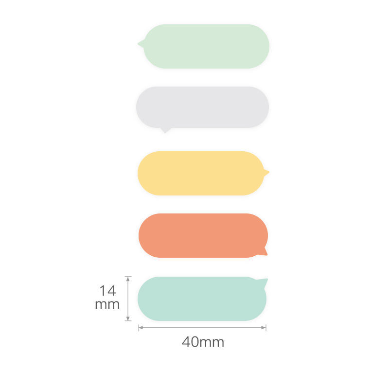 NB134 - NIIMBOT - D11 / D101 / D110 - 14*40MM - 160 LABELS PER ROLL - BUBBLE A DESIGN
