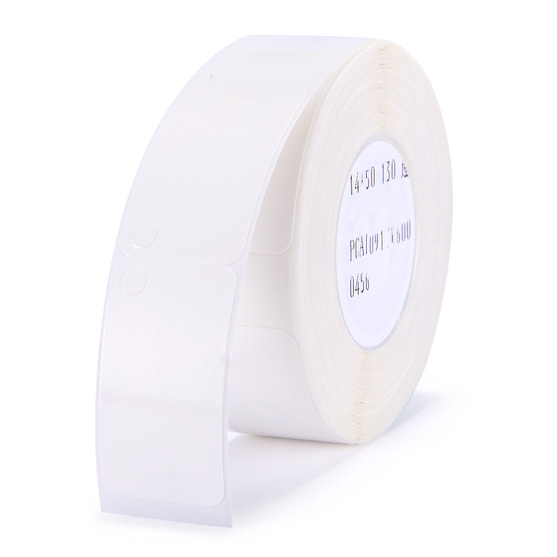 NB133 - NIIMBOT - D11 / D101 / D110 - 14*50MM FOLD - 130 LABELS PER ROLL - WHITE JEWELLERY TAG