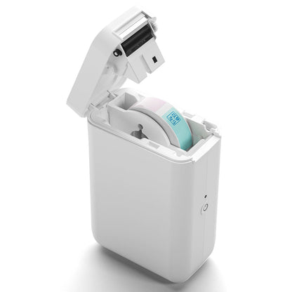 NB121 - NIIMBOT - SLEGS D101 - DRAAGBARE ETIKET BLUETOOTH-DRUKKER INSLUITEND GRATIS ETIKETROL (BREEËR WEERGAWE - 12*40MM - WIT)
