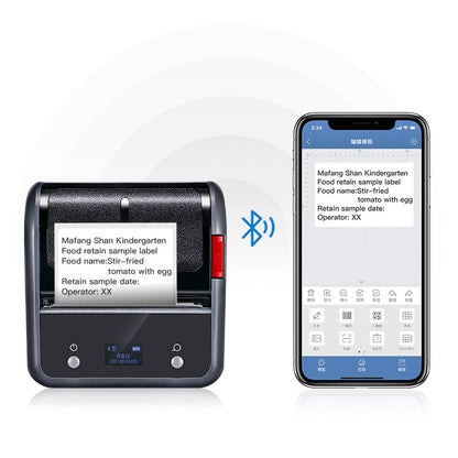 NB119 - NIIMBOT - B3S - PORTABLE THERMAL LABEL PRINTER I-BLUETOOTH IHLANGANISA I-LABEL YAMAHHALA (70*40MM - EMHLOPHE) 