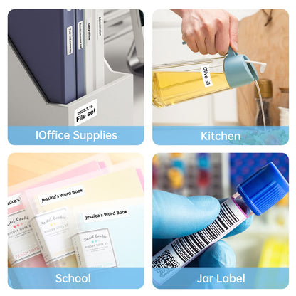 NB120 - NIIMBOT - D110 - PORTABLE LABEL BLUETOOTH PRINTER INCLUDING FREE LABEL ROLL (15*30MM - WHITE)