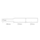 NB118 - NIIMBOT - D11 / D101 / D110 - RXL 12.5*109MM - 65 ETIKETTE PER ROL - KABEL - WIT
