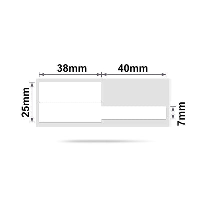 NB246 - NIIMBOT - B1 / B21 / B3S / B4 - 25X78MM - 100 WHITE CABLE LABELS