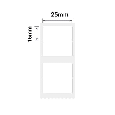 NB182 - NIIMBOT - B1 / B21 / B3S - T25*15MM/2 - 460 ETIKETTE PER ROL - WIT 