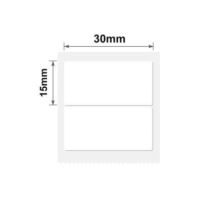 NB183 - NIIMBOT - B1 / B21 / B3S - 30*15MM/2R - 460 ETIKETTE PER ROL - WIT