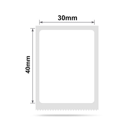 NB185 - NIIMBOT - B1 / B21 / B3S - 30*40MM - 180 ETIKETTE PER ROL - WIT