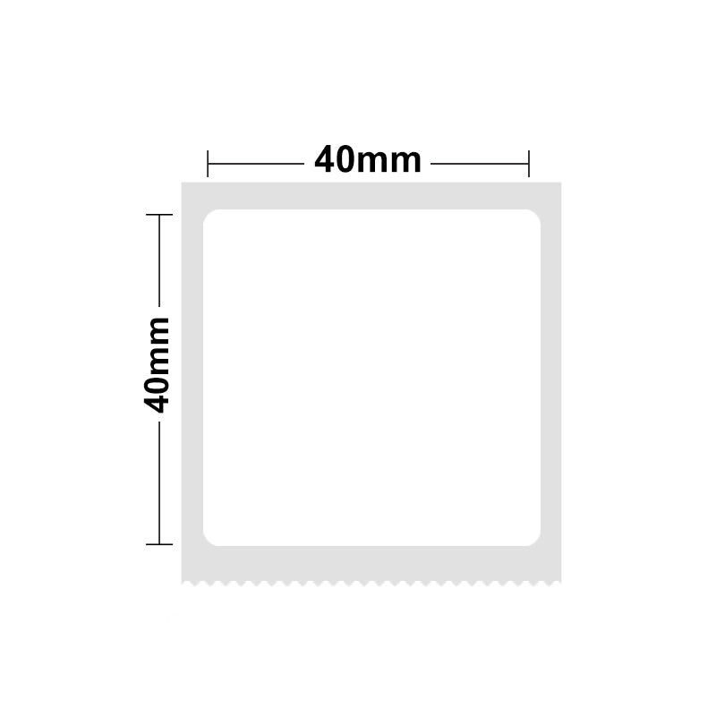 NB191 - NIIMBOT - B1 / B21 / B3S - 40*40MM - 180 ETIKETTE PER ROL - WIT 