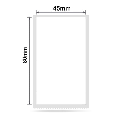 NB198 - NIIMBOT - B1 / B21 / B3S / B4 - 45X80MM - 95 WHITE LABELS