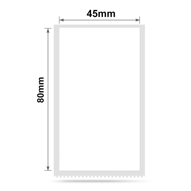 NB198 - NIIMBOT - B1 / B21 / B3S - T45*80MM - 95 ETIKETTE PER ROL - WIT 
