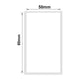 NB202 - NIIMBOT - B1 / B21 / B3S - T50*80MM - 95 ETIKETTE PER ROL - WIT 