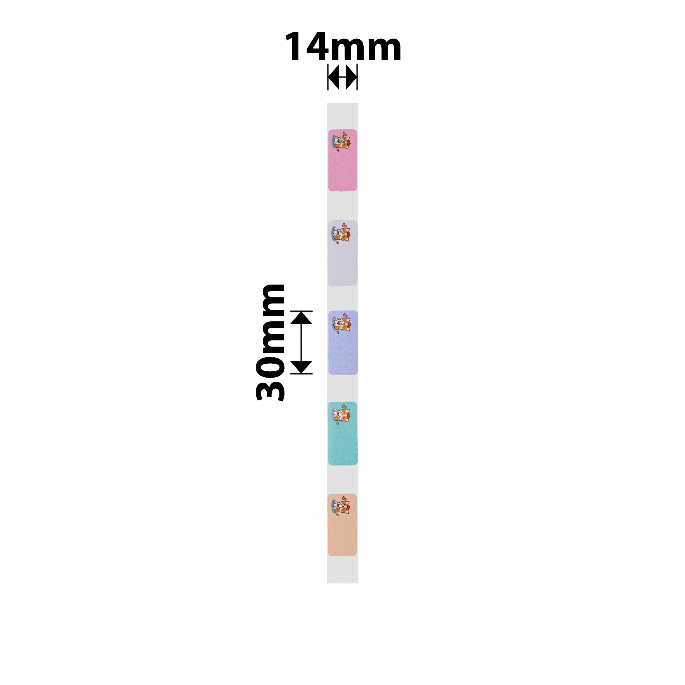 I-NB156 - NIIMBOT - D11 / D101 / D110 - R14*30 - 210 AMALEBO NGOKUQONGA NGAMUNYE - OKUHLE KWE-CORGI DESIGN