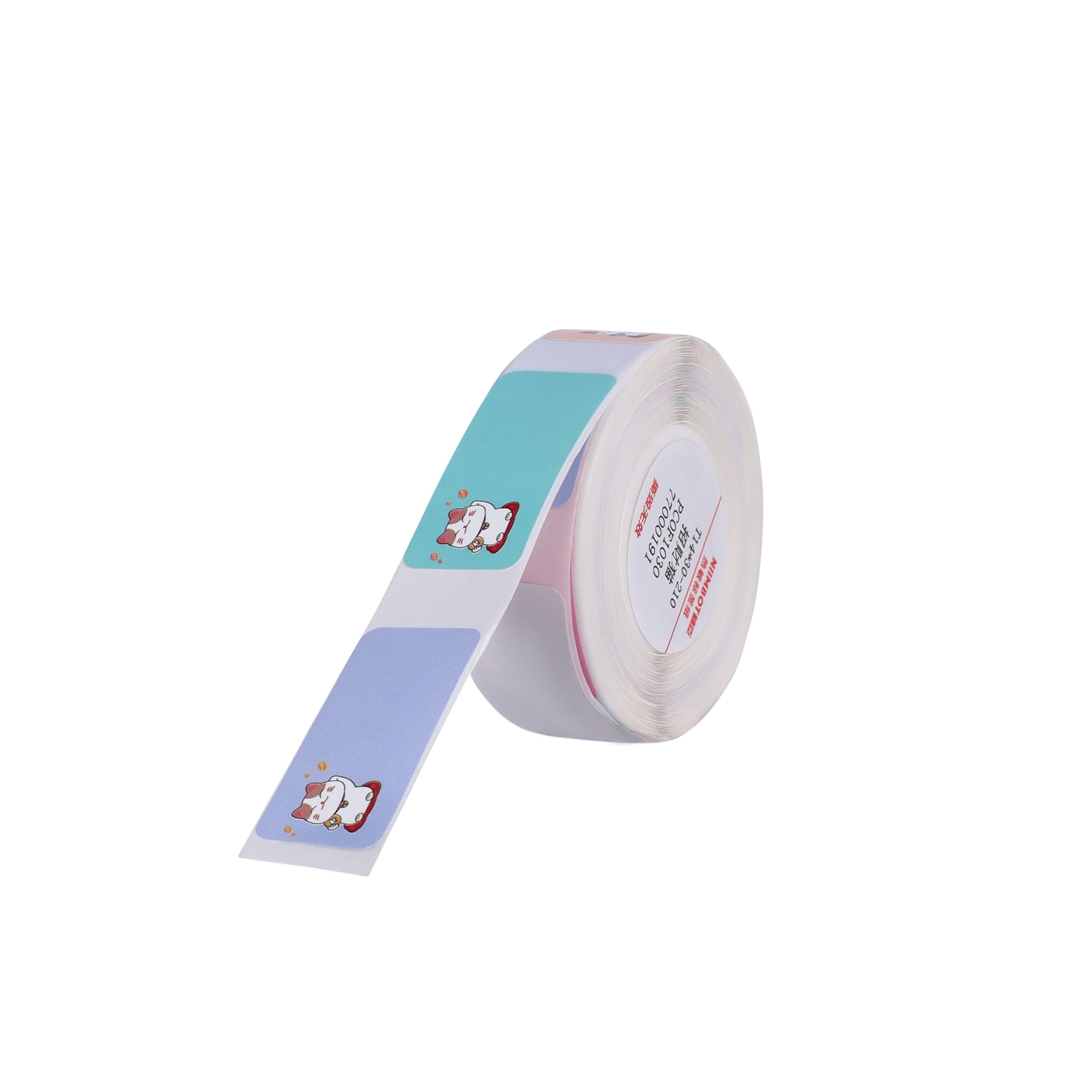 NB157 - NIIMBOT - D11 / D101 / D110 - R14*30 - 210 ETIKETTE PER ROL - FORTUNE CAT ONTWERP