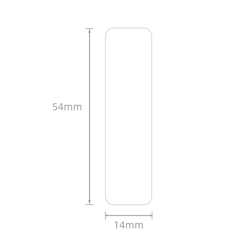 NB166 - NIIMBOT - D11 / D101 / D110 - 14*54MM - 120 ETIKETTE PER ROL - WIT