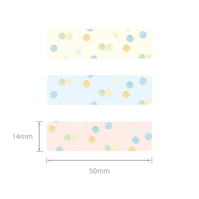 NB170 - NIIMBOT - D11 / D101 / D110 / H1S - 14X50MM - 130 WATERCOLOUR LABELS