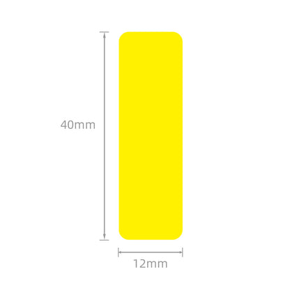 NB171 - NIIMBOT - D11 / D101 / D110 - 12*40MM - 160 THERMAL LABELS - BRIGHT YELLOW DESIGN