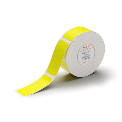 NB171 - NIIMBOT - D11 / D101 / D110 - 12*40MM - 160 THERMAL LABELS - BRIGHT YELLOW DESIGN