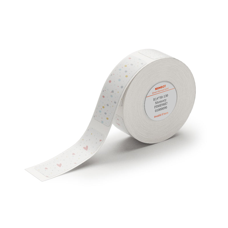 I-NB175 - NIIMBOT - D11 / D101 / D110 - 14*50MM - 130 AMALEBO NGOKUQHUBEKA NGAMUNYE - I-MEMORY DESIGN