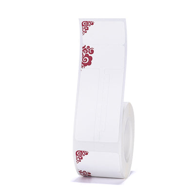 NB206 - NIIMBOT - B1 / B21 / B3S / B4 - 25X75MM - 100 DEEP RED CABLE LABELS