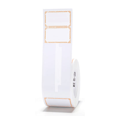 NB207 - NIIMBOT - B1 / B21 / B3S - R02T - 25*75MM (25*30+45) - 100 LABELS PER ROLL - ORANGE INK DESIGN