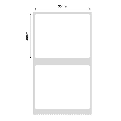 NB223 - NIIMBOT - B1 / B21 / B3S - 50*40MM - 180 LABELS PER ROLL - WHITE