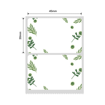 NB232 - NIIMBOT - B1 / B21 / B3S / B4 - 45X30MM - 230 PLANT LABELS