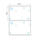 NB238 - NIIMBOT - B1 / B21 / B3S - 45*30MM - 230 ETIKETTE PER ROL - SNEEUBLOU ONTWERP 