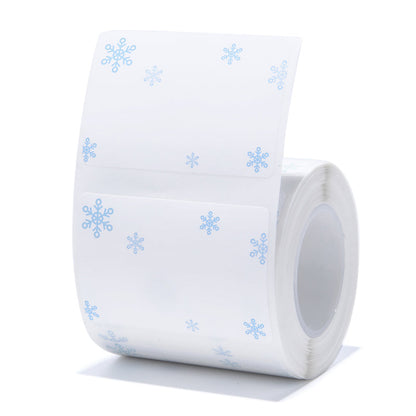 NB238 - NIIMBOT - B1 / B21 / B3S - 45*30MM - 230 LABELS PER ROLL - SNOW BLUE DESIGN