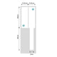 NB253 - NIIMBOT - B1 / B21 / B3S - R02F - 25*78MM (25X38+40X7) - 100 ETIKETTE PER ROL - CMC LOGO - KABELONTWERP