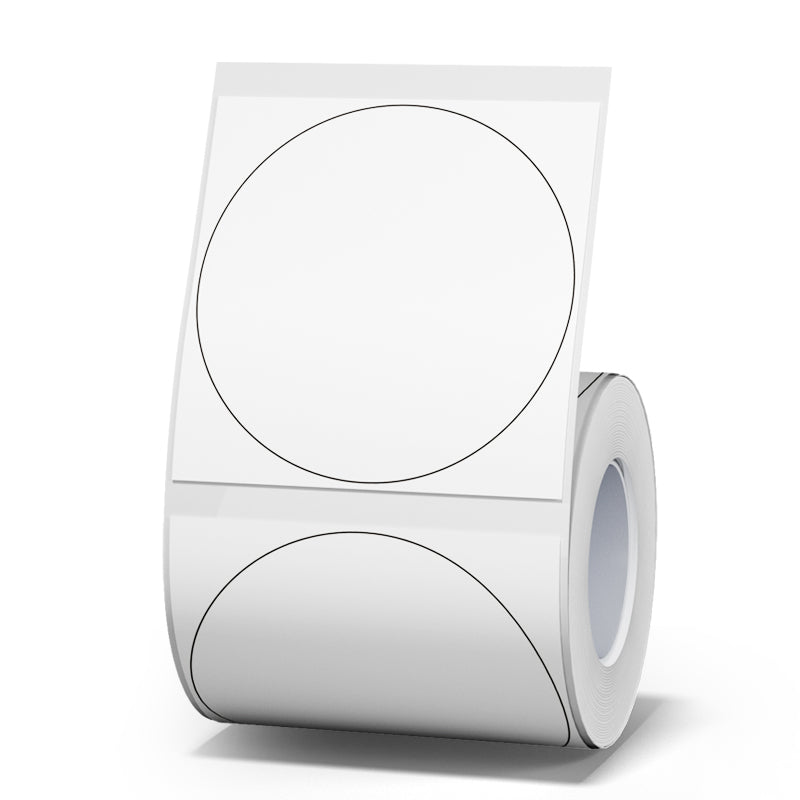 NB255 - NIIMBOT - B1 / B21 / B3S - T50*50MM - 150 LABELS PER ROLL - ROUND - WHITE