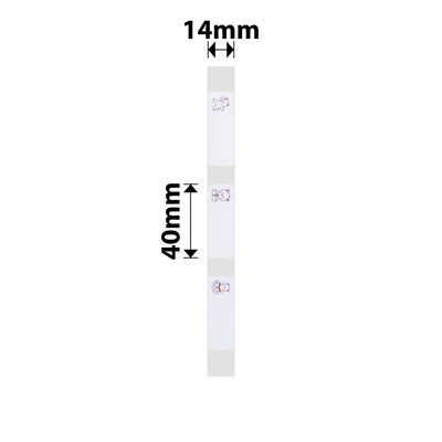 NB256 - NIIMBOT - D11 / D101 / D110 / H1S - 14X40MM - 160 LAZY BEAR LABELS