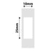 NB266 - NIIMBOT - D11 / D101 / D110 - R10*25 - 240 ETIKETTE PER ROL - WIT