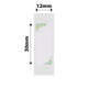 NB272 - NIIMBOT - D11 / D101 / D110 - R12*30 - 210 ETIKETTE PER ROL - GROEN BLARE-ONTWERP