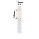 NB273 - NIIMBOT - D11 / D101 / D110 - R12*30 - 210 ETIKETTE PER ROL - BLOMME-ONTWERP