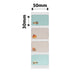 NB289 - NIIMBOT - B1 / B21 / B3S - R50*30 - 230 ETIKETTE PER ROL - KINDERDROOMONTWERP