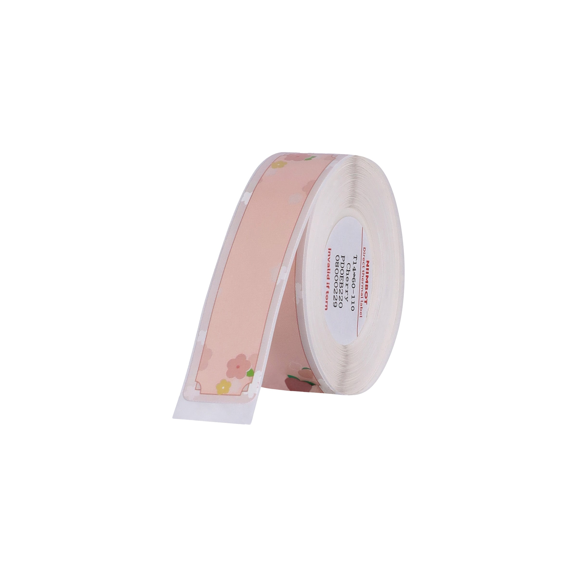 NB304 - NIIMBOT - D11 / D101 / D110 - R14*60 - 110 LABELS NGAMUNYE I-ROLL - I-CHERY PINK DESIGN