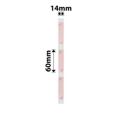 NB304 - NIIMBOT - D11 / D101 / D110 - R14*60 - 110 LABELS NGAMUNYE I-ROLL - I-CHERY PINK DESIGN
