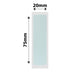 NB317 - NIIMBOT - SLEGS D101 - R20*75 - 90 ETIKETTE PER ROL - SOLDIE - GROEN