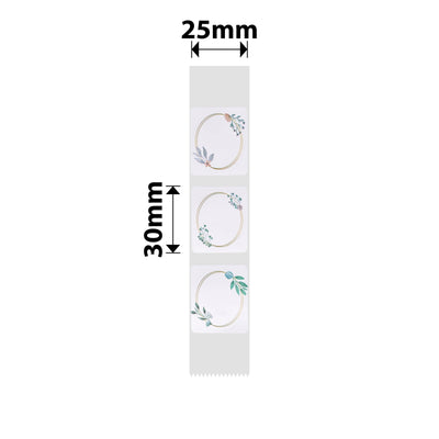 NB336 - NIIMBOT - D101 ONLY - 25X30MM - 200 PARK OVAL LABELS