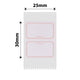 NB337 - NIIMBOT - SLEGS D101 - R25*30 - 210 ETIKETTE PER ROL - ELEGANTE ONTWERP