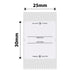 NB339 - NIIMBOT - SLEGS D101 - R25*30 - 210 ETIKETTE PER ROL - VIR ALTYD ONTWERP