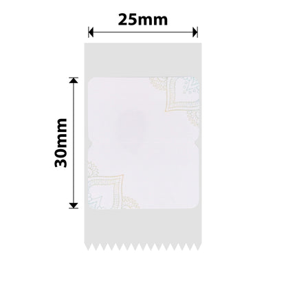 NB342 - NIIMBOT - D101 ONLY - R25*30 - 210 LABELS PER ROLL - PANDORA MARK DESIGN
