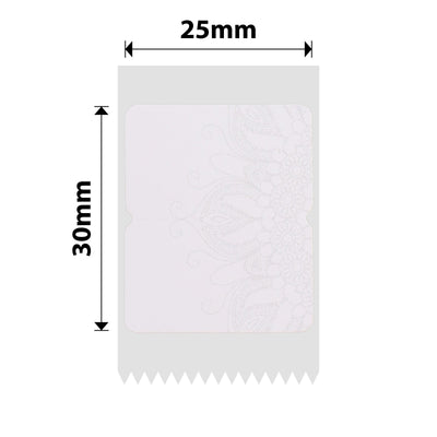 NB343 - NIIMBOT - D101 ONLY - 25X30MM - 210 SNOW COLOUR LABELS