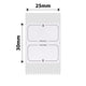 NB345 - NIIMBOT - SLEGS D101 - R25*30 - 210 ETIKETTE PER ROL - WARE LIEFDE-ONTWERP