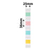 NB351 - NIIMBOT - SLEGS D101 - T36*25 - 260 ETIKETTE PER ROL - VIERKANTIGE INDEKSONTWERP