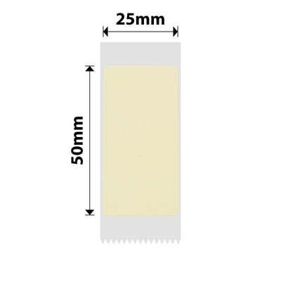 NB367 - NIIMBOT - D101 ONLY - 25X50MM - 130 LEMON YELLOW LABELS